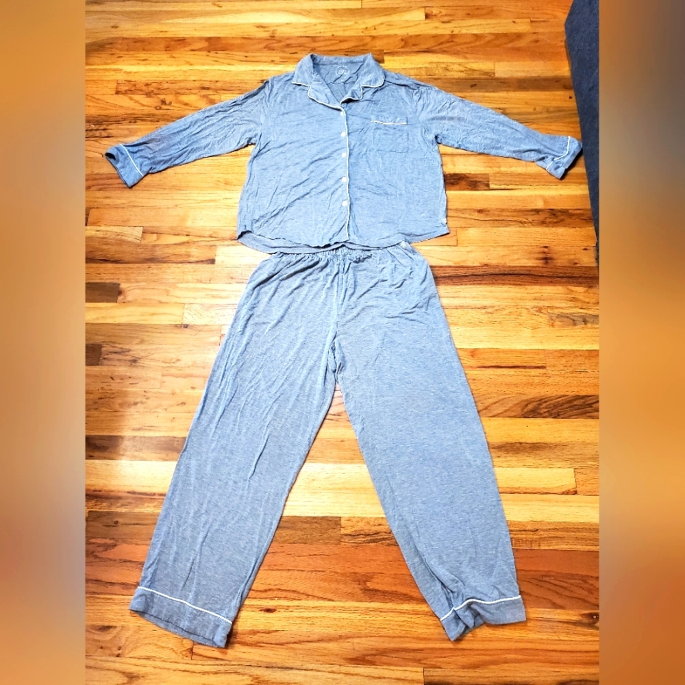 Cozy Earth Bamboo Pajamas Women's Medium, Grey